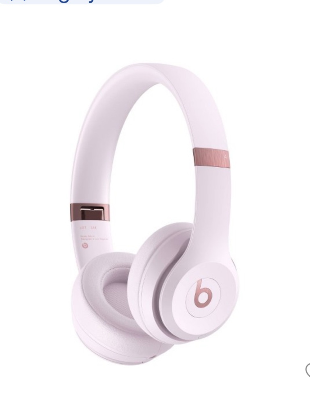 Beats Solo 4 Bluetooth
Wireless On-Ear
Headphones - Cloud
Pink. Like new